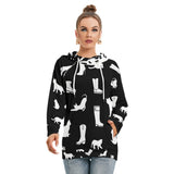 Women's Hoodie With Double Hood