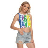 Women's Sleeveless Back Hollow Crop Top