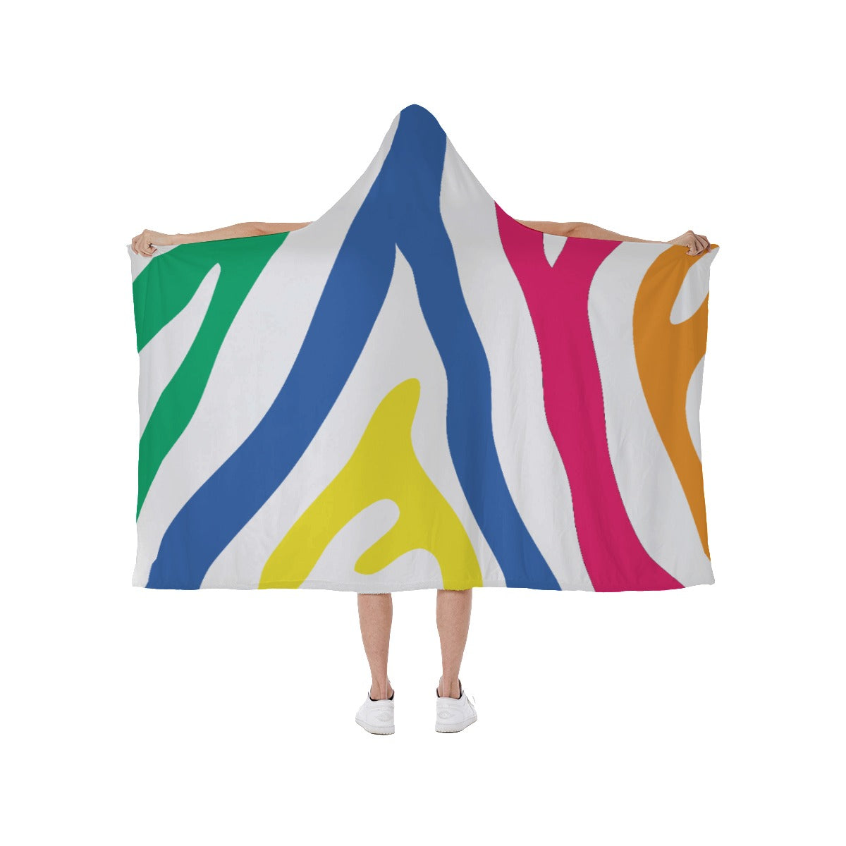 Hooded blanket With Soft Fleece Lining