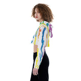 Women's Crop Top Hoodie