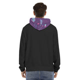 Men's Hoodie With Placket Double Zipper