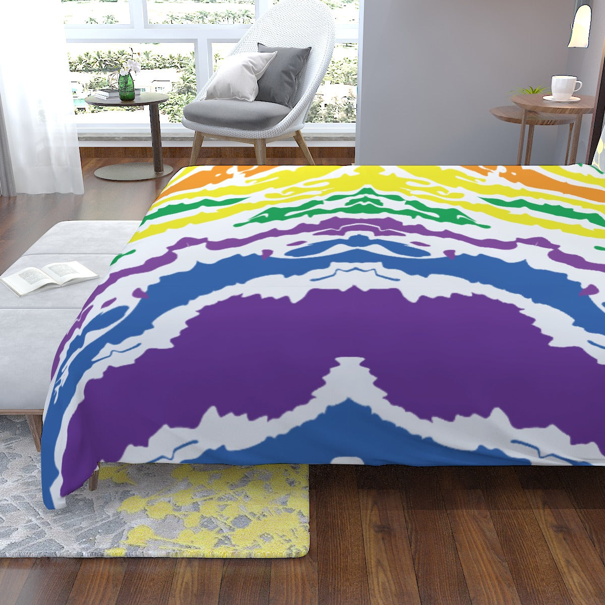 Lightweight & Breathable Quilt With Edge-wrapping Strips