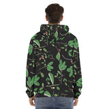Men's Hoodie With Placket Double Zipper
