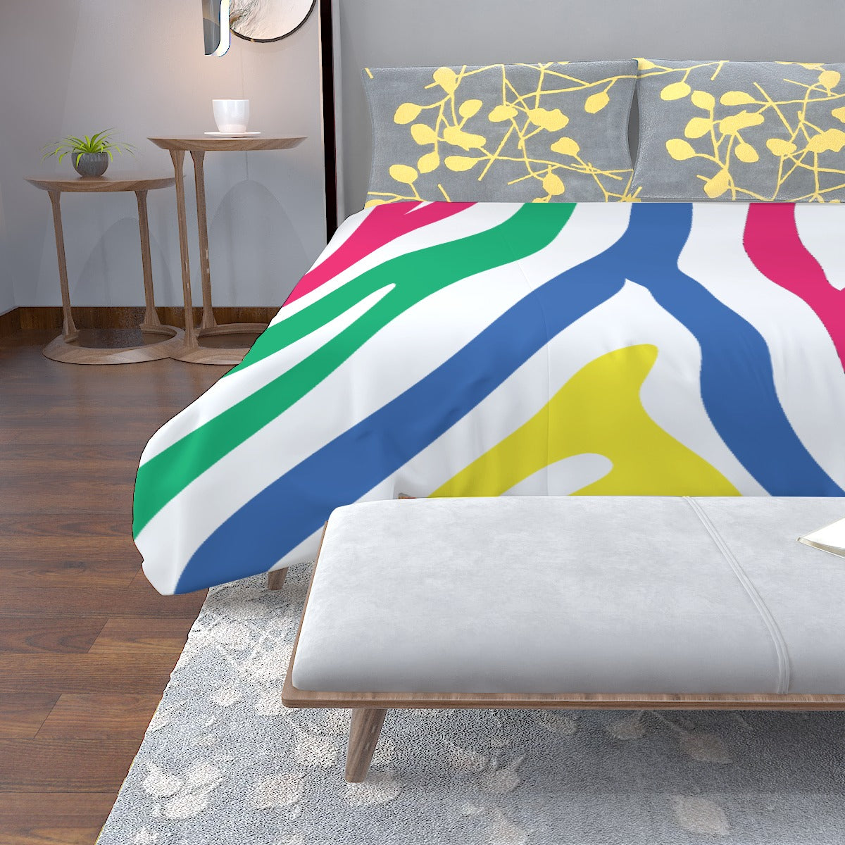 Lightweight & Breathable Quilt With Edge-wrapping Strips