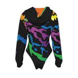 Women's Raglan Sleeve Hooded Bodysuit