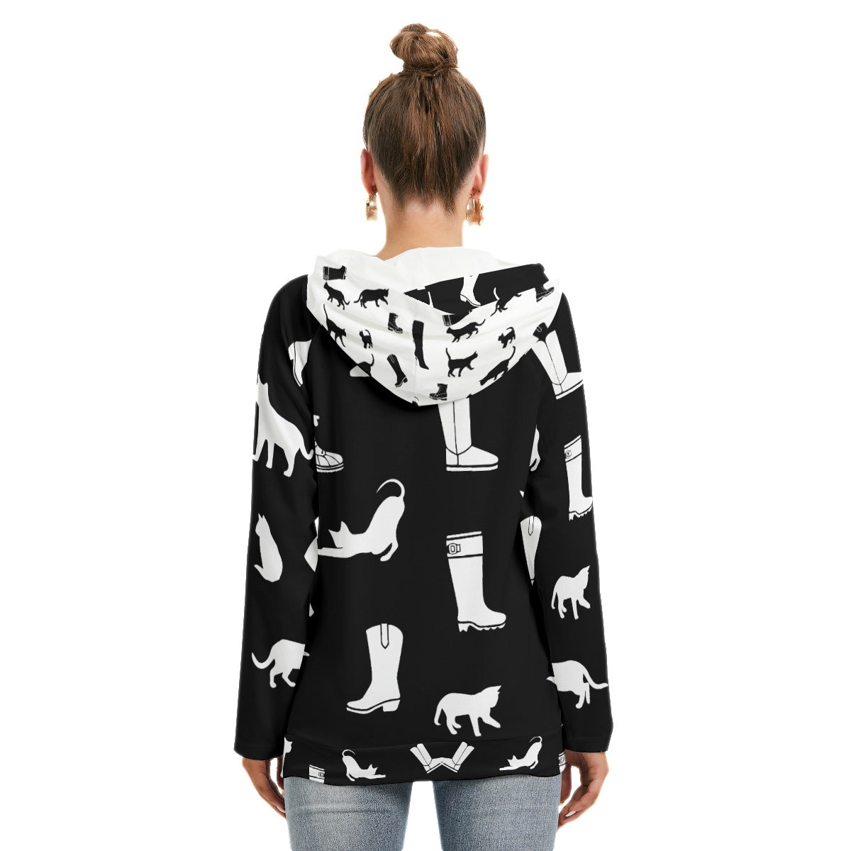 Women's Hoodie With Double Hood