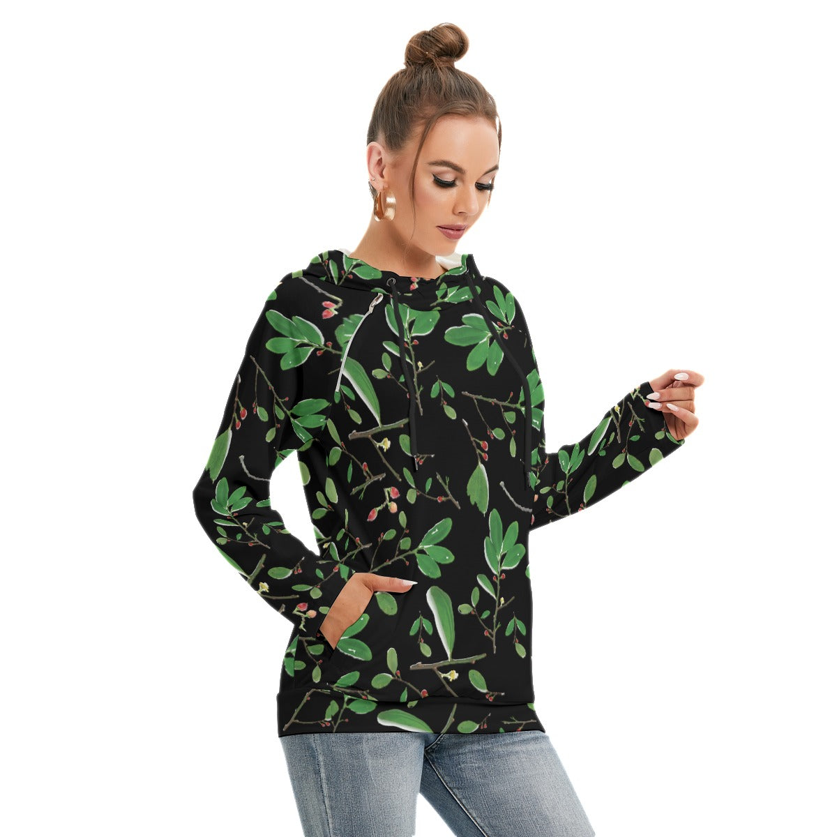 Women's Hoodie With Double Hood