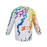 Men's Drop Shoulder Round Neck Long-Sleeved Sweatshirt