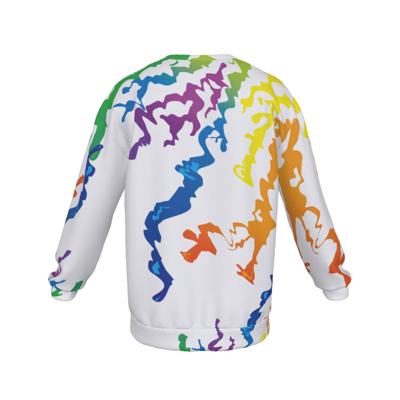 Men's Drop Shoulder Round Neck Long-Sleeved Sweatshirt
