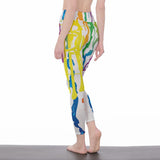 Women's High Waist Leggings | Side Stitch Closure