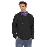 Men's Hoodie With Placket Double Zipper