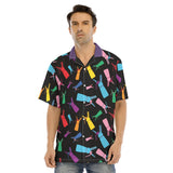 Men's Hawaiian Shirt With Button Closure