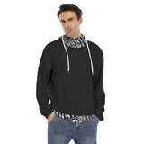 Men's Hoodie With Placket Double Zipper