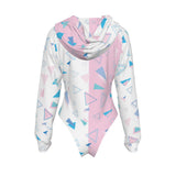 Women's Raglan Sleeve Hooded Bodysuit