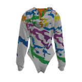 Women's Raglan Sleeve Hooded Bodysuit