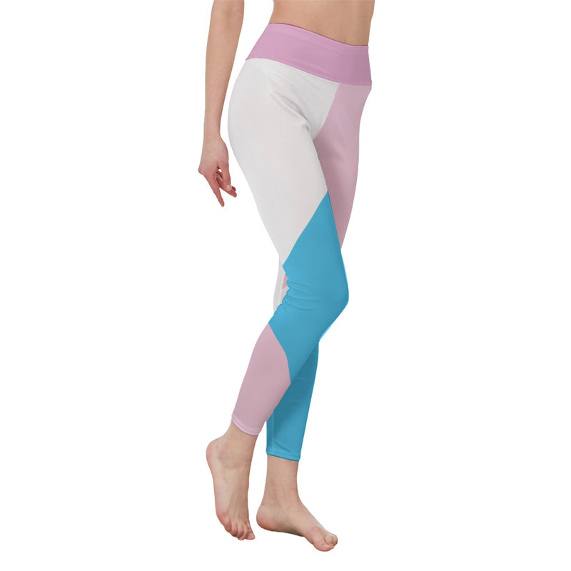 Women's High Waist Leggings | Side Stitch Closure