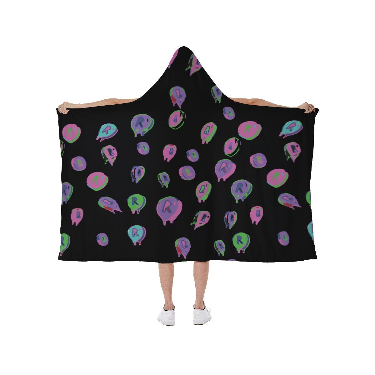 Hooded blanket With Soft Fleece Lining