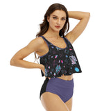Women's Ruffled Vest Bikini Swimsuit