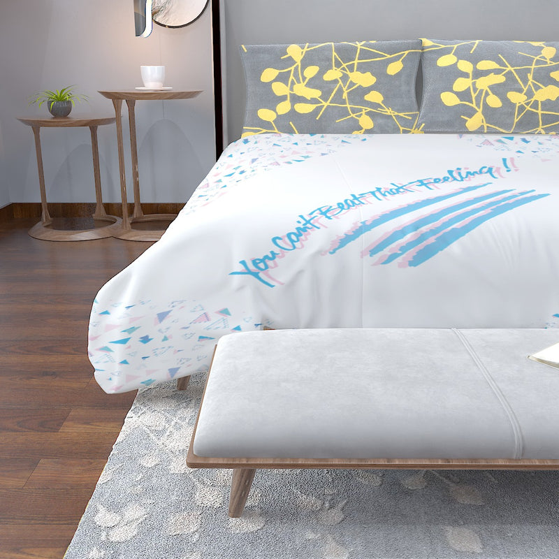 Lightweight & Breathable Quilt With Edge-wrapping Strips