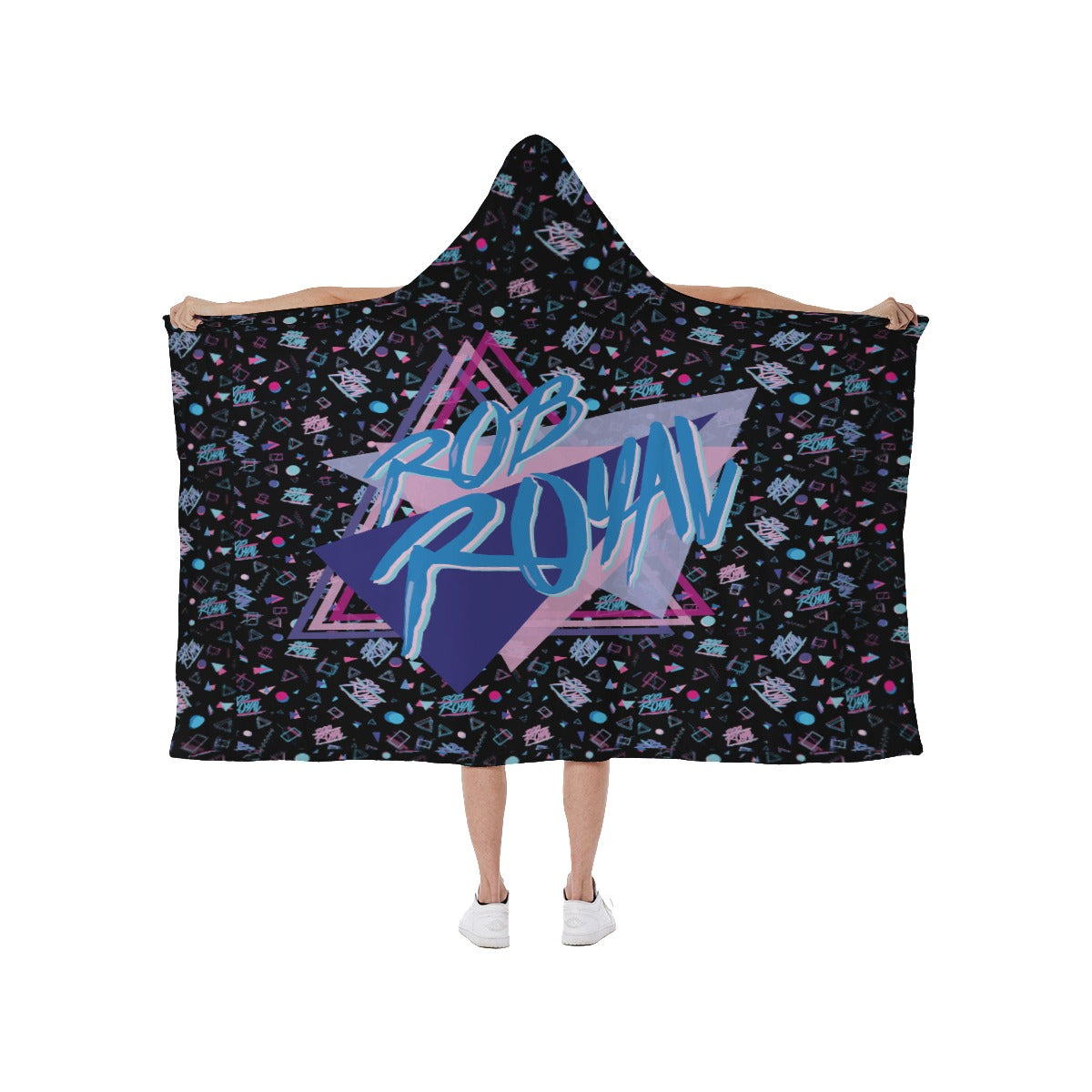 Hooded blanket With Soft Fleece Lining