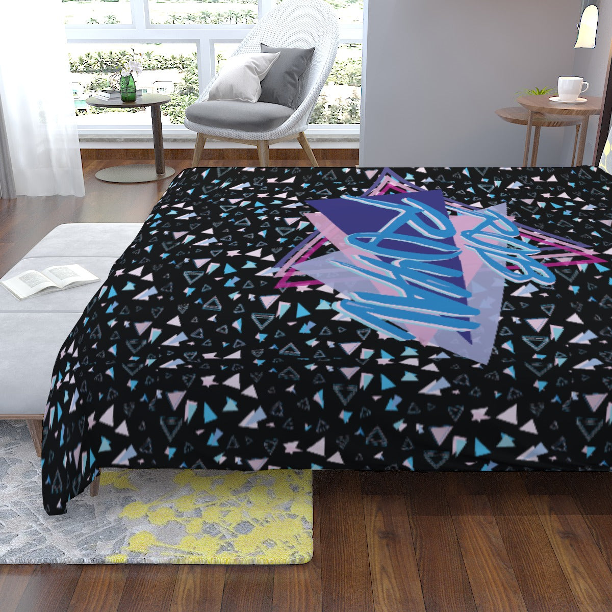 Lightweight & Breathable Quilt With Edge-wrapping Strips