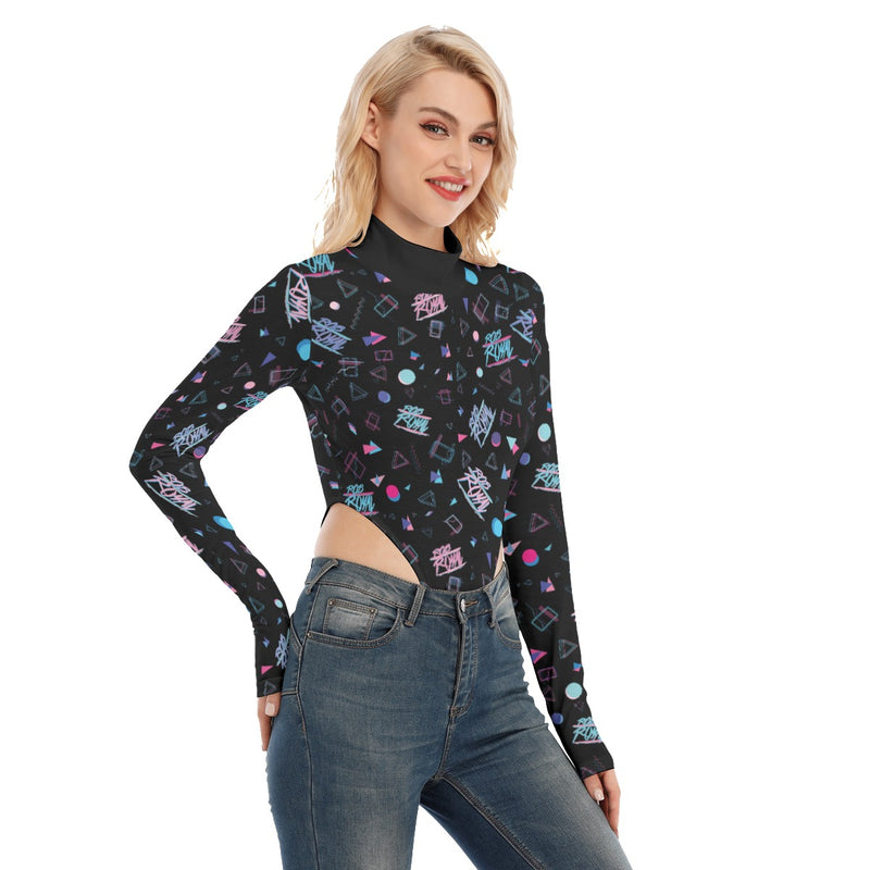 Women's Turtleneck Long Sleeve Jumpsuits