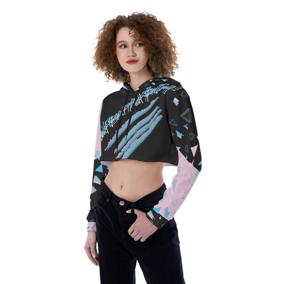 Women's Crop Top Hoodie