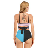 Women's Bikini Swimsuit With Cross Straps