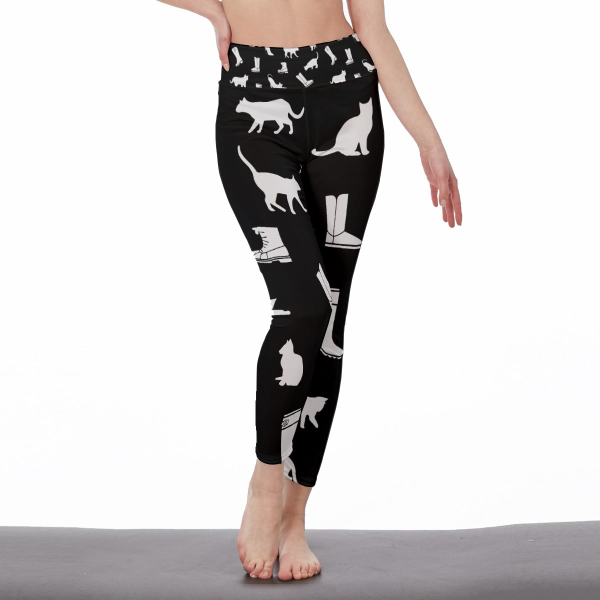 Women's High Waist Leggings | Side Stitch Closure