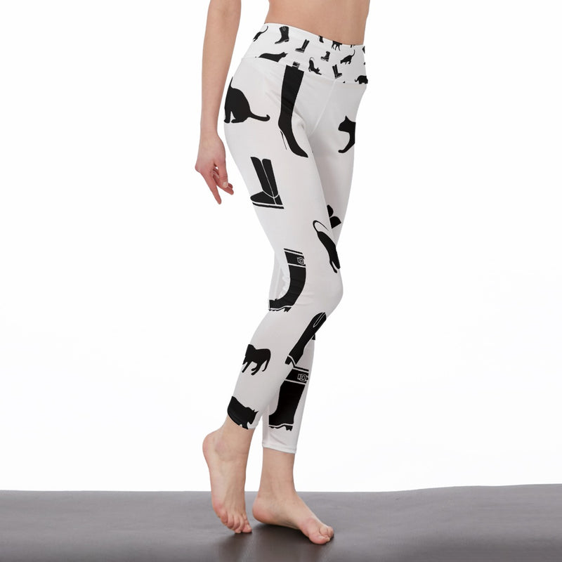 Women's High Waist Leggings | Side Stitch Closure