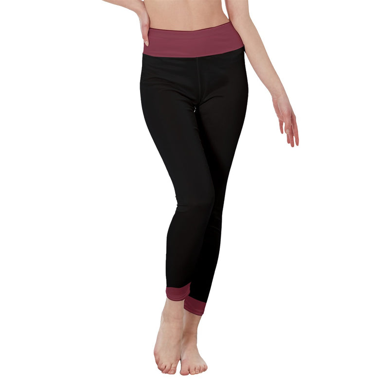Women's High Waist Leggings | Side Stitch Closure