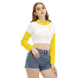 Women's Smock Short Hoodie With Long Sleeve