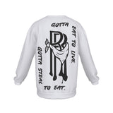 Men's Drop Shoulder Round Neck Long-Sleeved Sweatshirt