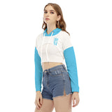 Women's Smock Short Hoodie With Long Sleeve