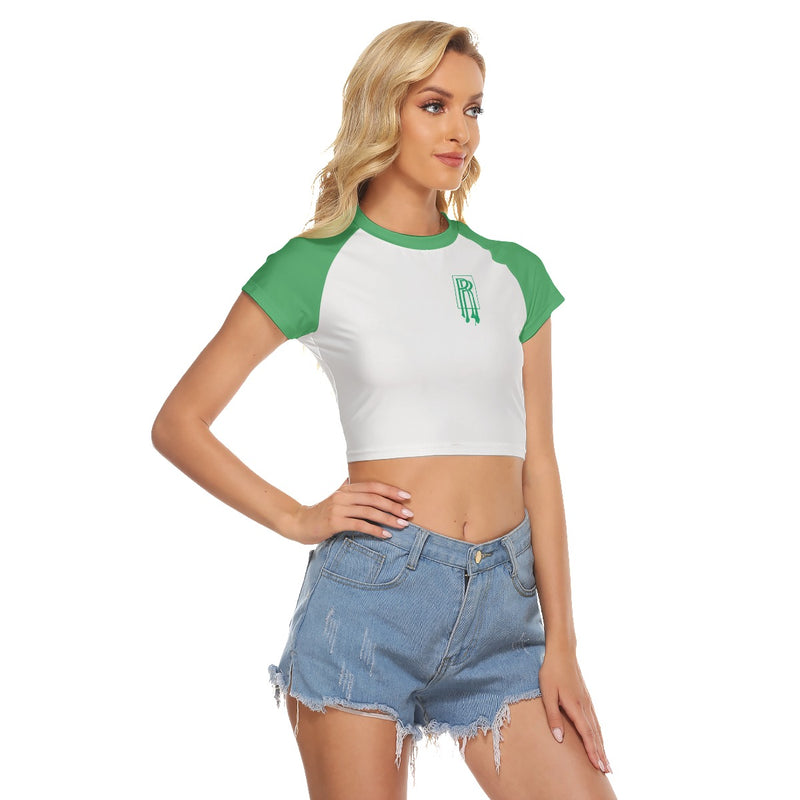 Women's Raglan Cropped T-shirt
