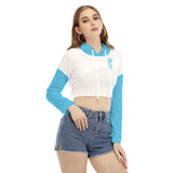 Women's Smock Short Hoodie With Long Sleeve