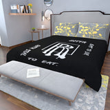 Lightweight & Breathable Quilt With Edge-wrapping Strips