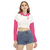 Women's Smock Short Hoodie With Long Sleeve