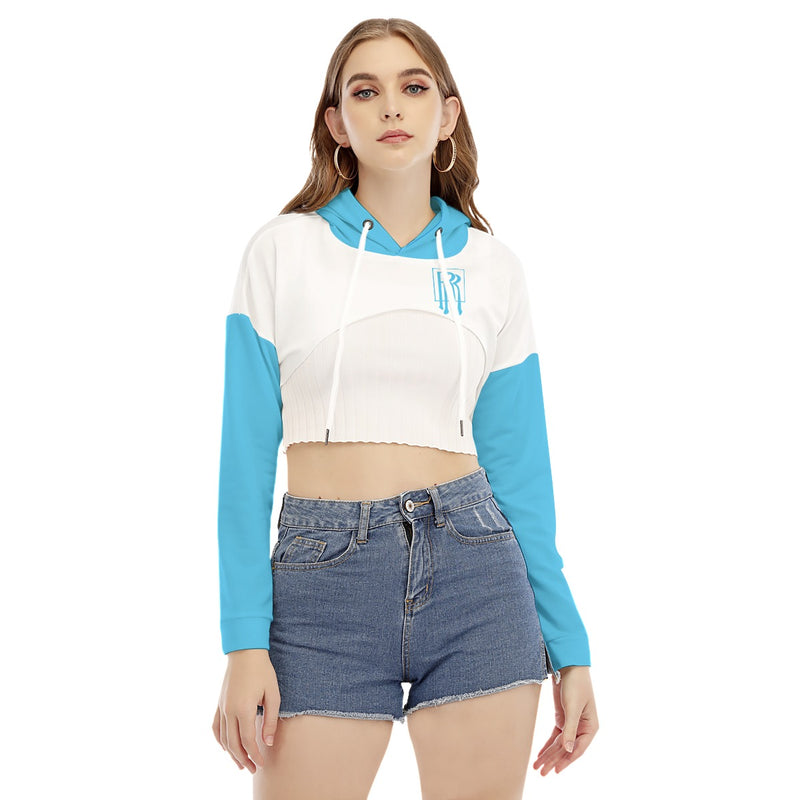 Women's Smock Short Hoodie With Long Sleeve