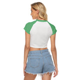 Women's Raglan Cropped T-shirt