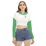 Women's Smock Short Hoodie With Long Sleeve