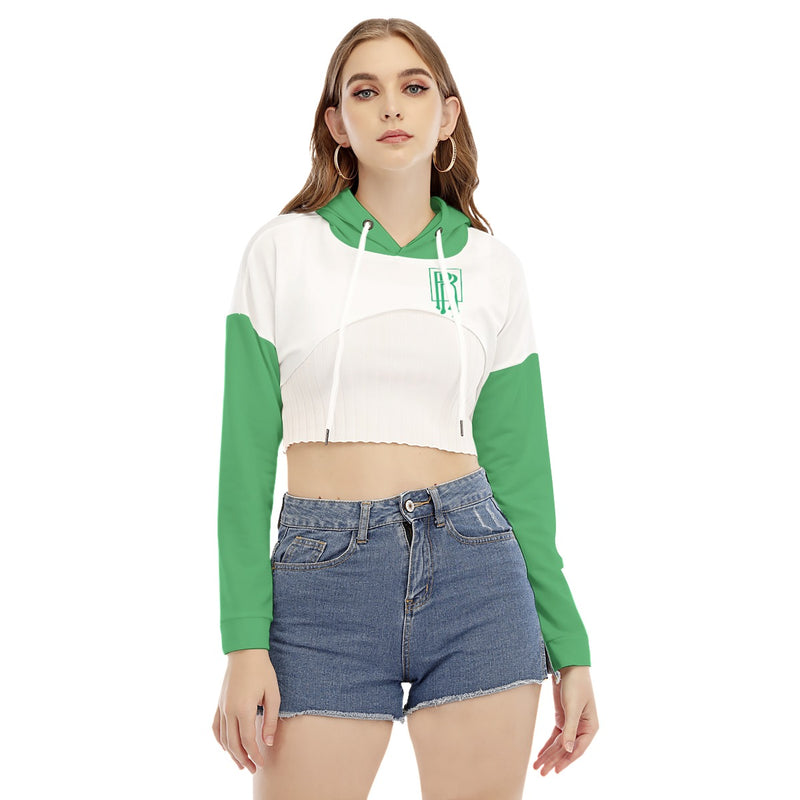 Women's Smock Short Hoodie With Long Sleeve