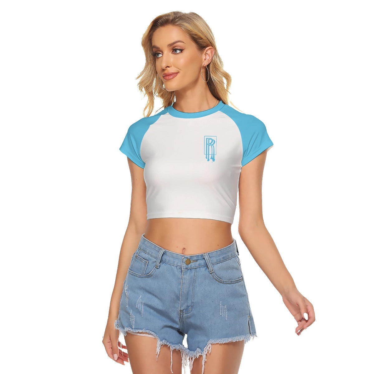 Women's Raglan Cropped T-shirt
