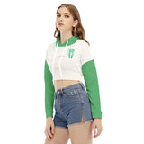 Women's Smock Short Hoodie With Long Sleeve