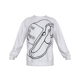 Men's Drop Shoulder Round Neck Long-Sleeved Sweatshirt