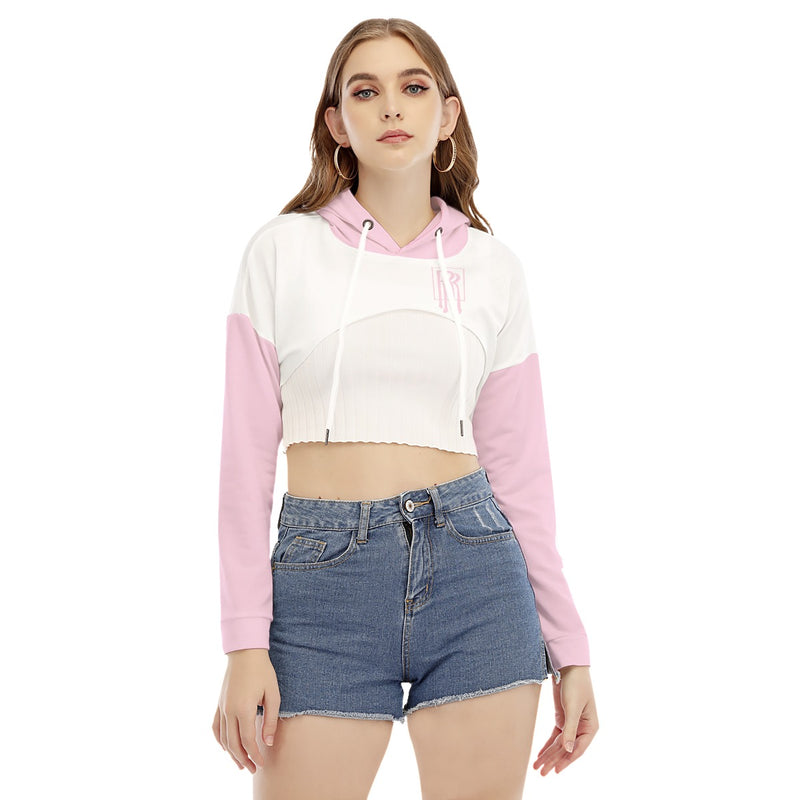 Women's Smock Short Hoodie With Long Sleeve