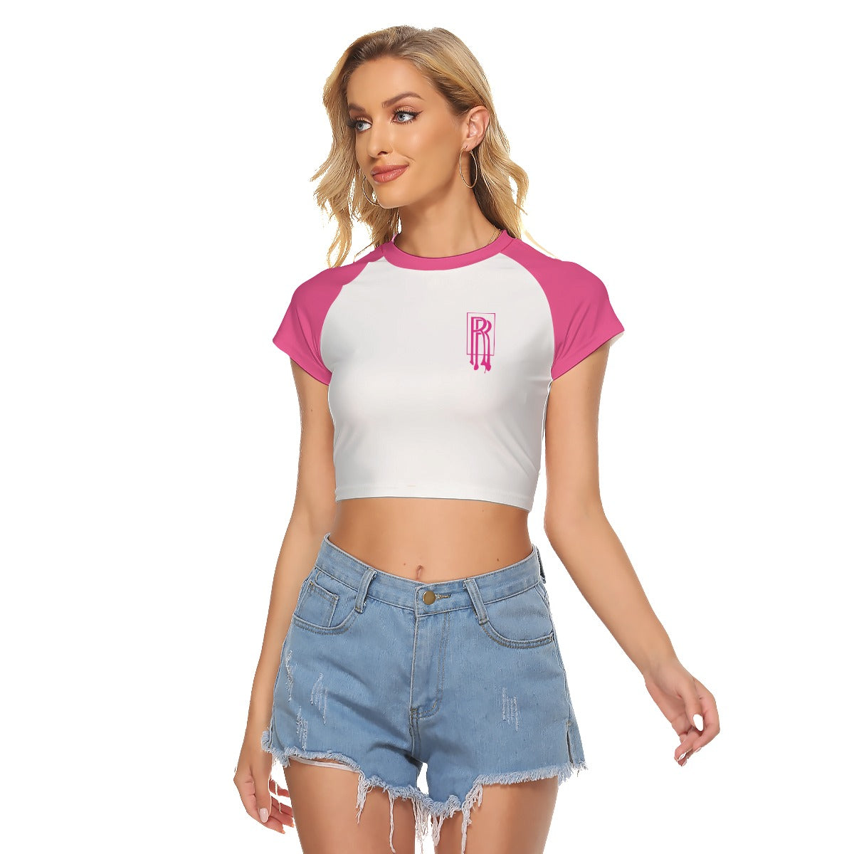 Women's Raglan Cropped T-shirt