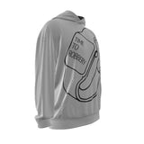 Men's Drop Shoulder Patch Pocket Hoodie