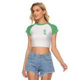 Women's Raglan Cropped T-shirt