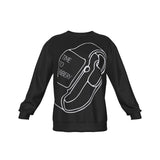 Men's Drop Shoulder Round Neck Long-Sleeved Sweatshirt